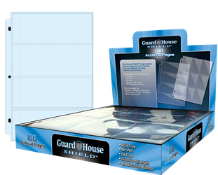 Guardhouse Shield 4 Pocket (100 pack) Polypropylene Pages