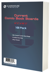 Backing Boards for Current Comic Book Bag (6 3/4 x 10 1/2) - 100 Pack