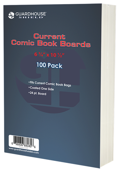 Current Comic Book Boards (6 3/4 x 10 1/2) - 100 Pack