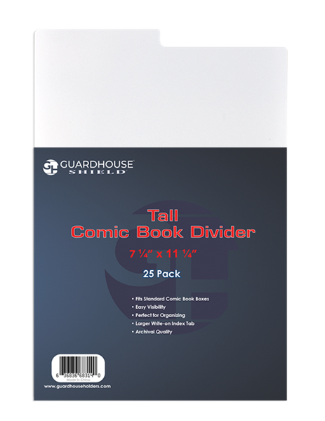 Tall Comic Book Divider - 7 1/4 x 11 1/4