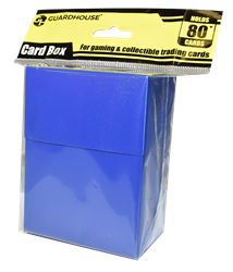 Flip-top Card Box with Header Card - Blue