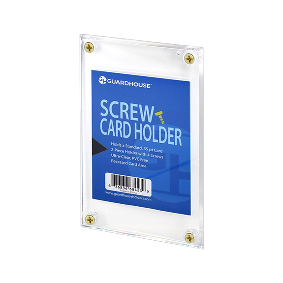 Screw Card Holders - Recessed 1/4"