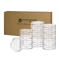 XL Coin Capsule Guardhouse Evocore Coin holders. 250 Count Box.