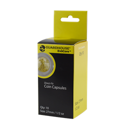1/2 oz Gold Eagle Direct-Fit Coin Capsules - 10 Pack