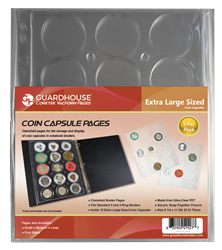 Coin Capsule Page - Extra Large (PET Vac Form)