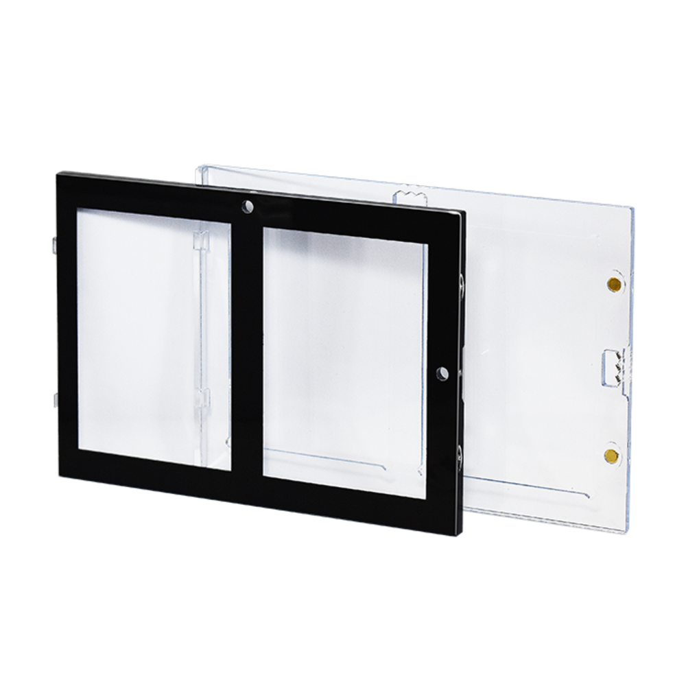 Guard House Card Storage 2 Card Magnetic Card Holder Black Borders