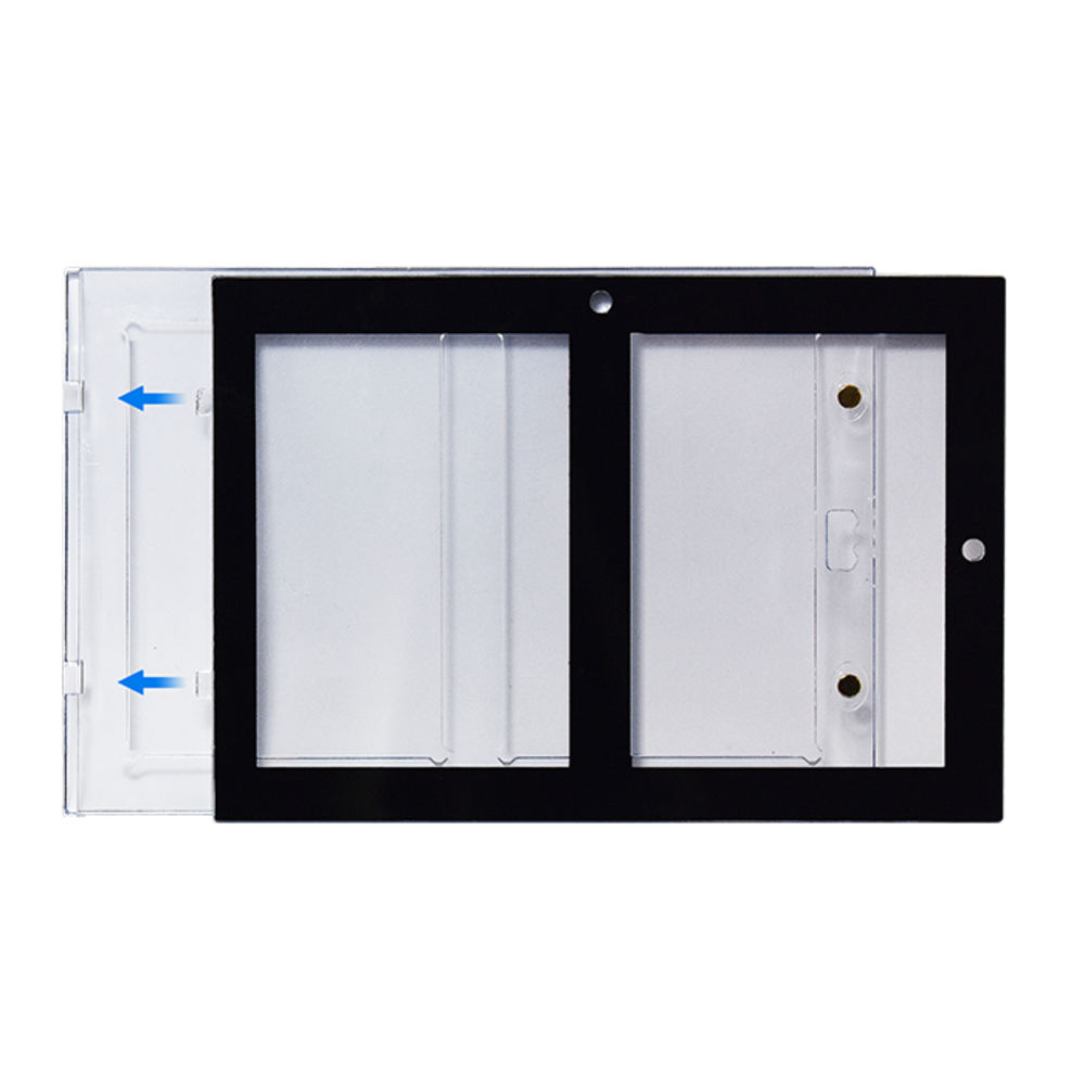 Guard House Card Storage 2 Card Magnetic Card Holder Black Borders