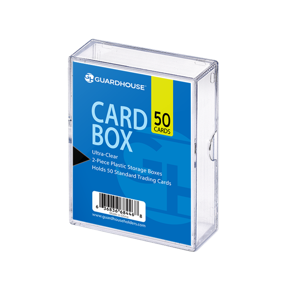 Guard House Card Storage 2 Piece Card Box - 50 Count